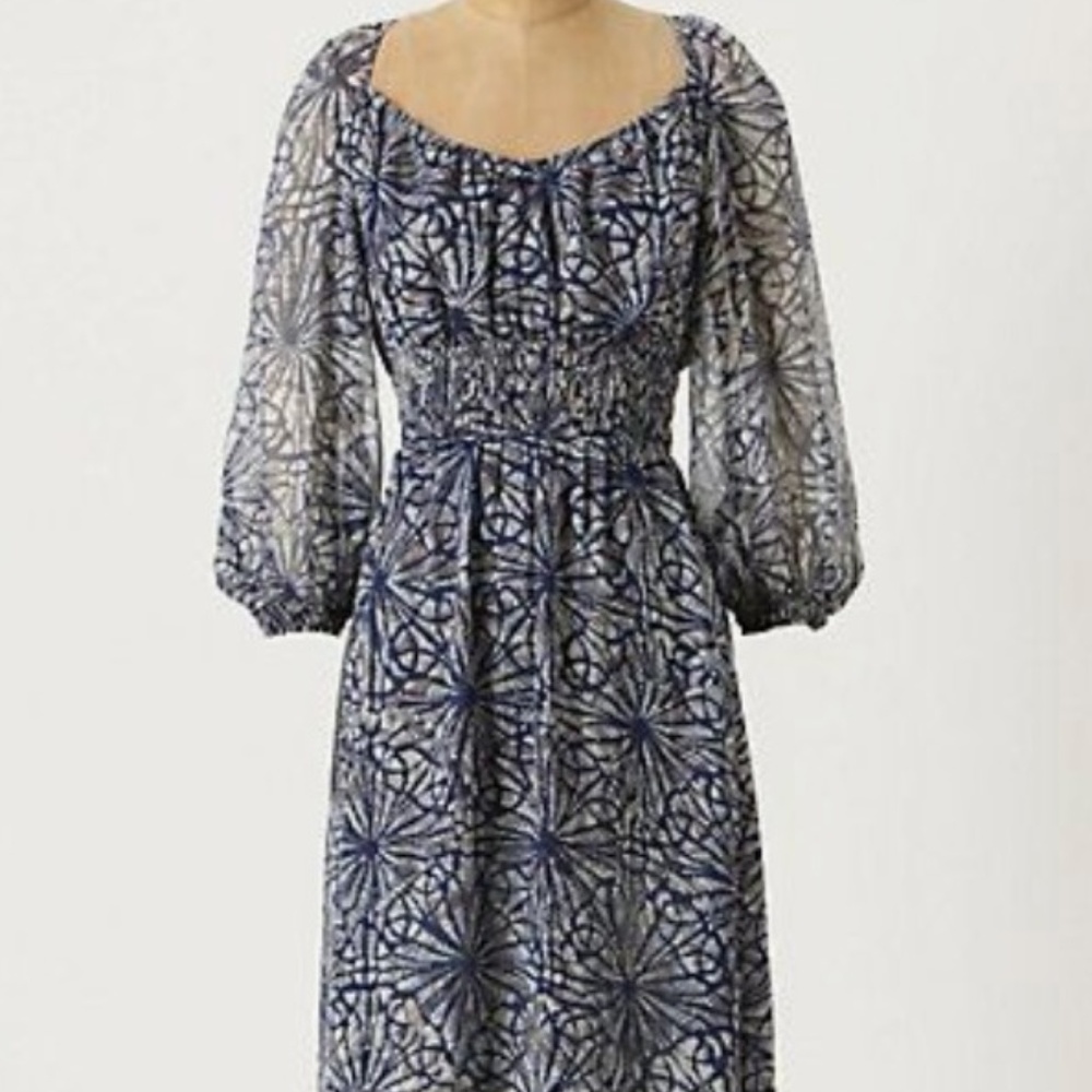 Anthropology Edme & Esyllte printed maxi dress
